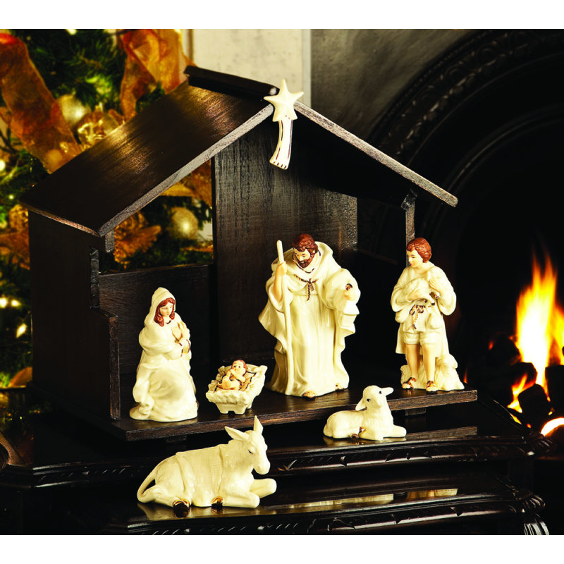 The Holiday Aisle® 8 Piece Nativity Set & Reviews Wayfair